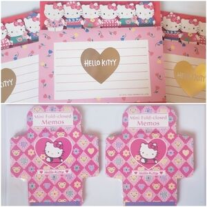 (5) Vintage Hello Kitty Memos
